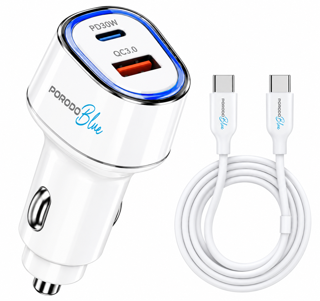 PORODO CAR CHARGER UCB-C to ucb-c